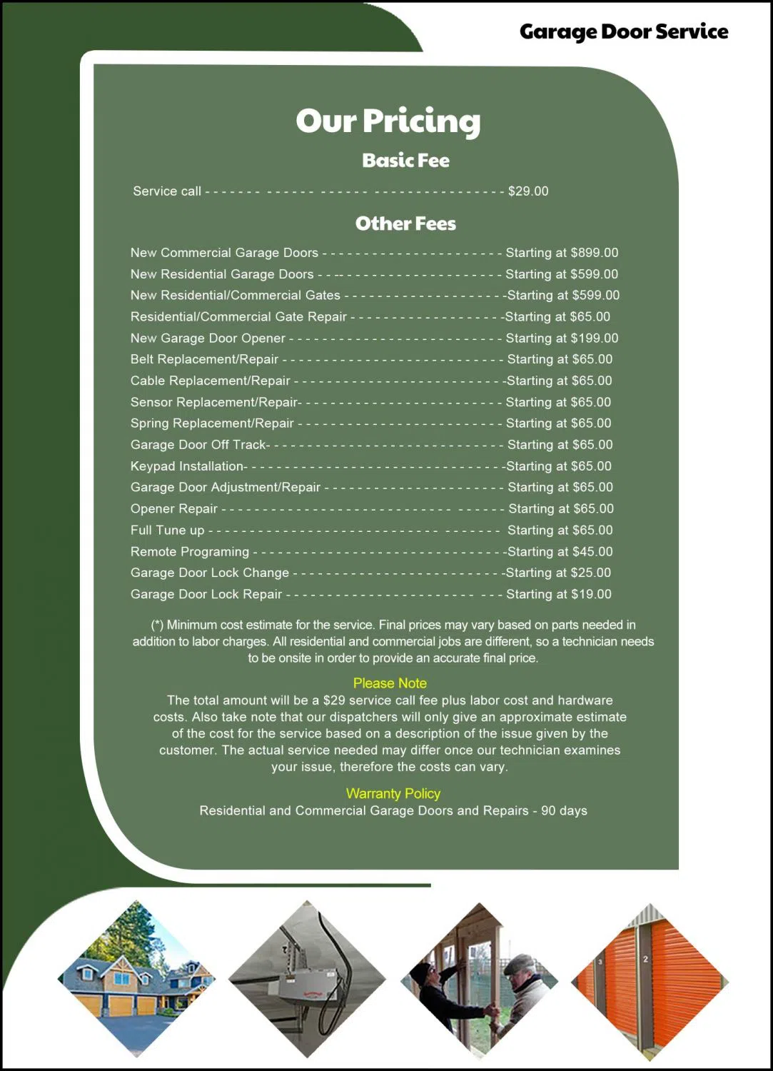 Metro Garage Door Service Linthicum Heights, MD 443-290-7560